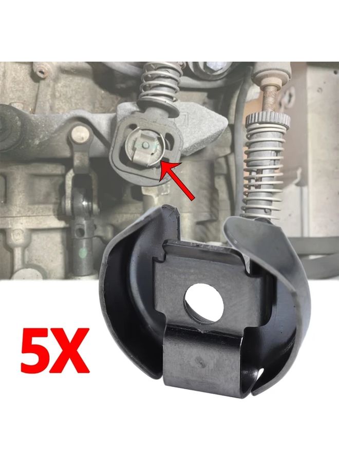 5pcs Bowden Gear Selector Wiring Cable Connector Shift Linkage End Lock Washer Retaining Clip Fastener N90815903 Compatible With Vw Golf Passat Jetta Beetle For Audi Tt German Car Series - Image 3