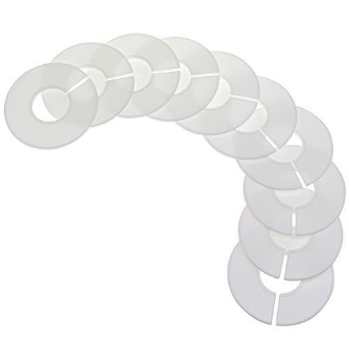 DYWISHKEY 10 Pieces Clothing Size Dividers Round Hangers Closet Dividers with Pen - Image 5