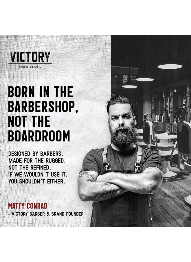 Victory Barber & Brand - Beard Oil | End Beardruff with Moisturizing Conditioner for Men | Get Beard Envy | Lightly Scented with Cedar and Lavender | Made in the USA - Image 1