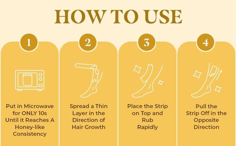 MOOM Organic Sugar Wax Hair Removal Kit with Lavender - Image 5