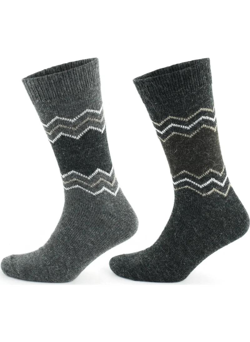 Gowith Alaska Natural Alpaca Wool Mix Soft Wool Winter Socks 4 Pairs