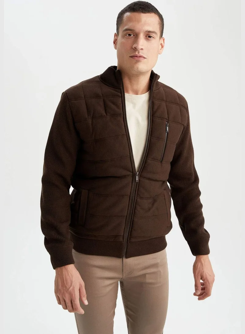 DeFacto Slim Fit Puffed Bomber Jacket