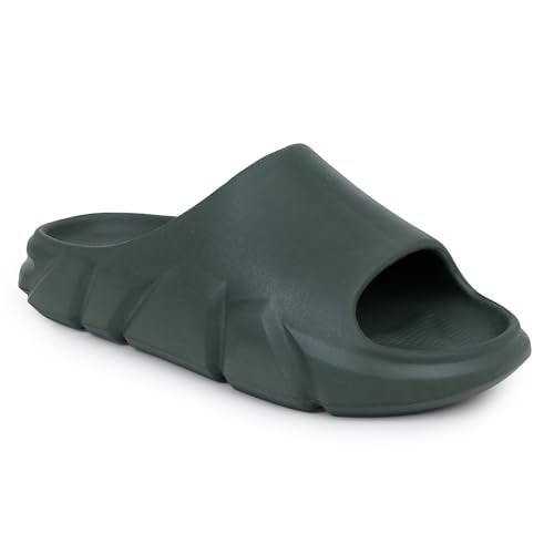 Hygear Men's Moulded Slipper-HG-GE-1022-Olive green-6 - Image 1