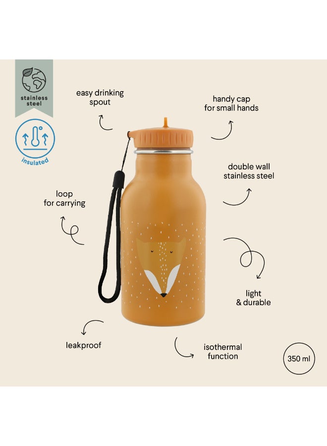 Trixie Double Wall Insulated Water Bottle - 350ml - Mr. Fox - Image 4