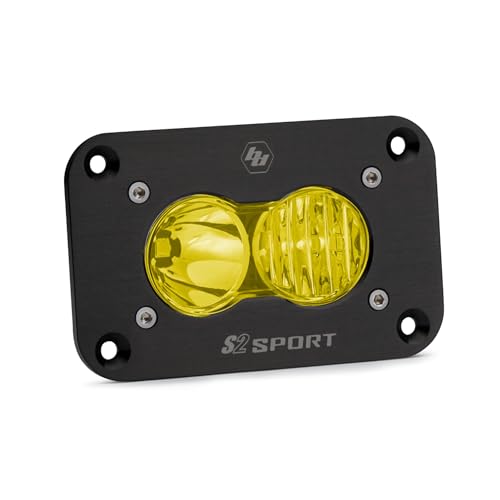 Baja Designs S2 Sport Led Driving/Combo Amber Flush Mount - Image 1