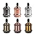 DiCUNO E26 Edison Vintage Lamp Socket, Pendant Lamp Holder, Light Sockets Replacement, Antique Look for Industrial, - Image 2