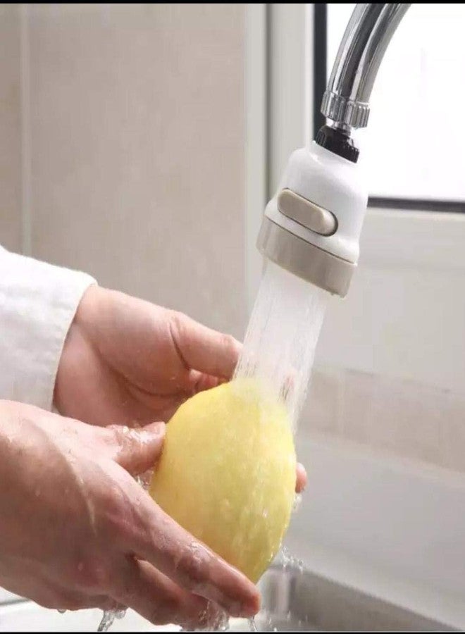 Divik 360° Rotatable Flexible Kitchen Sprayer Tap Head Movable Sink Faucet ABS Removable Kitchen Faucet, Sink Aerator, Nozzle Filter adapter, Water-saving, Splash-proof, Pressurized Shower Faucet - Image 3