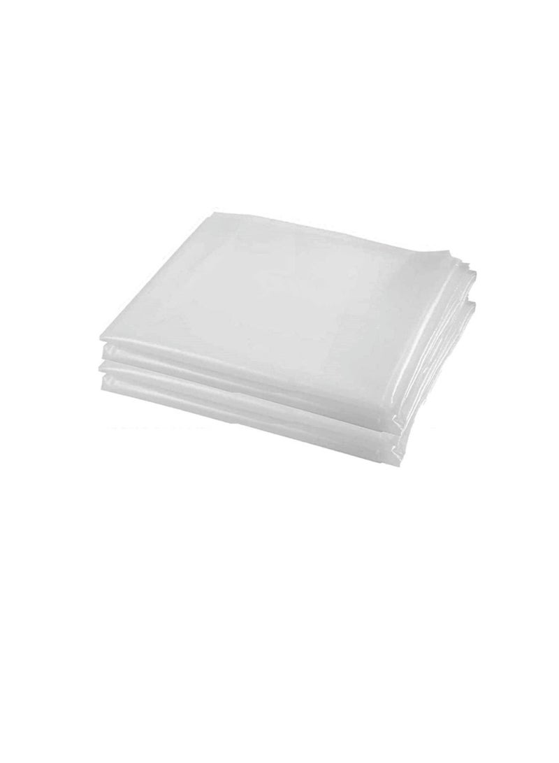 Painters Polythene Sheet Plastic Drop Cloths Sheet, Waterproof Anti-dust Furniture Cover, Disposable Tarp for Painting for Couch Cover and Furniture Cover (1000G x 9 Meter)  - Image 1