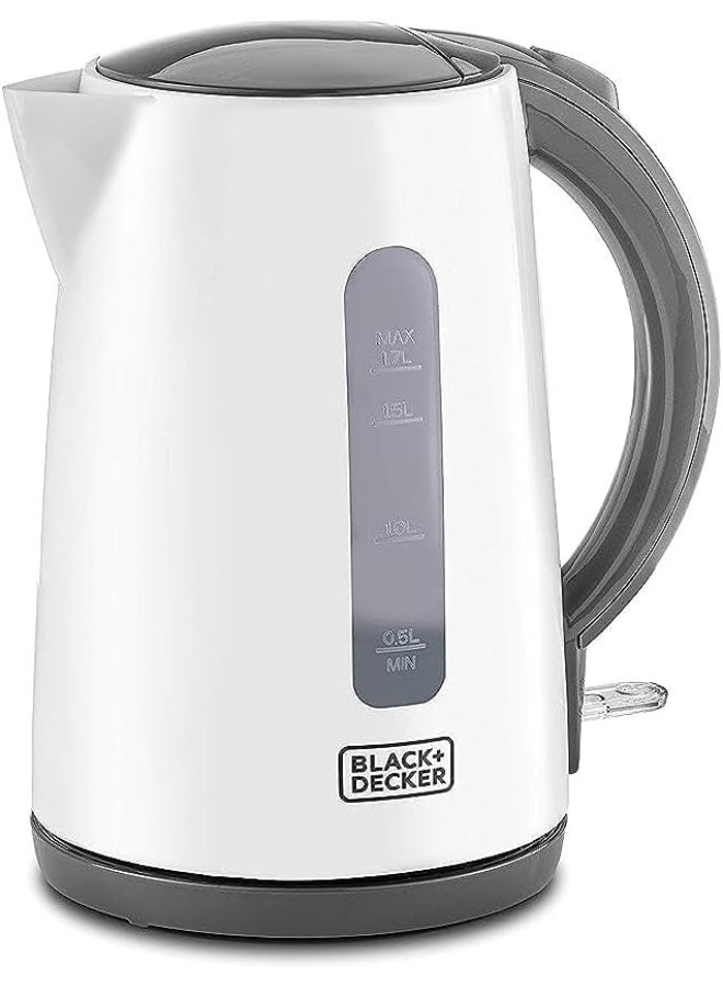 BLACK&DECKER Cordless Electric Kettle, 2200W, 1.7L Capacity, Quick Boiling, Lightweight Design, 360° Swivel Base, Auto Shut-Off, Boil-Dry Protection, Concealed Heating Plate - Image 1