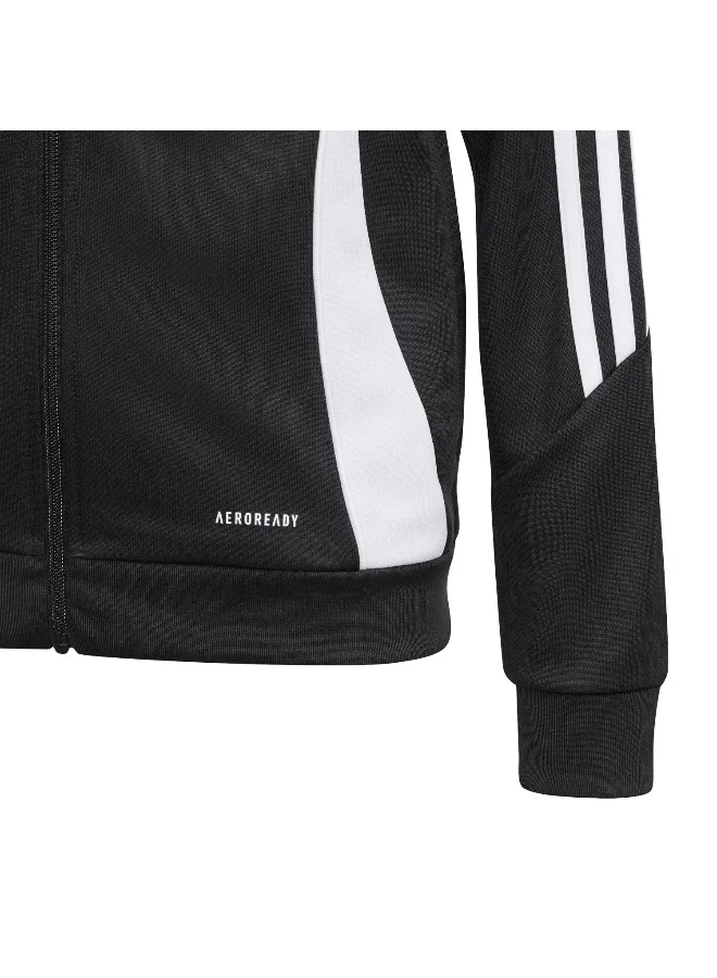 adidas تيشيرت تدريب كرة قدم أسود Tiro24 للأطفال 5-6 سنوات