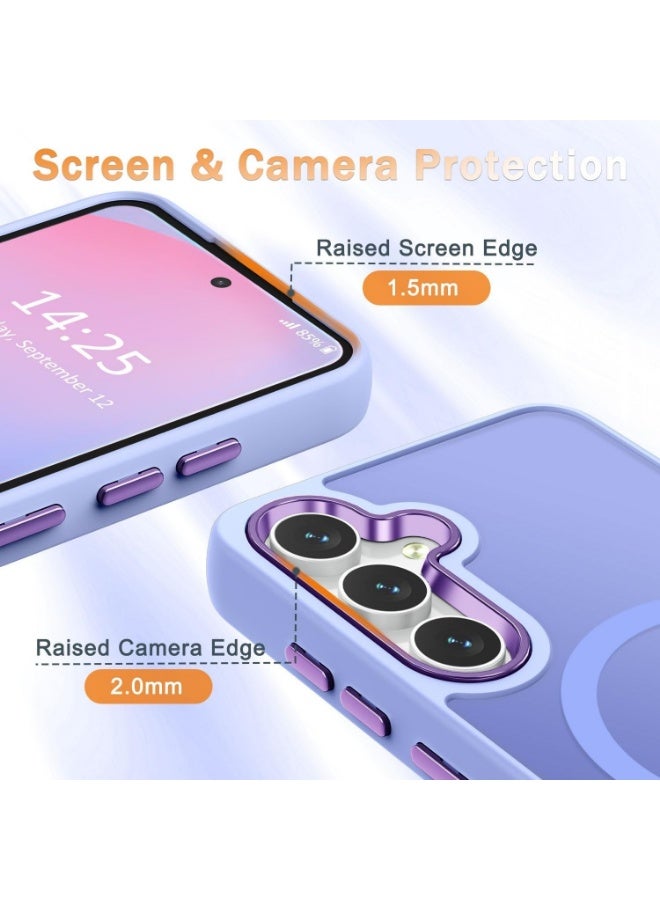 JSJM S23 PLUS JSJM Back CASE with Magsafe Charging FOR SAMSUNG GALAXY S23 PLUS ( Design 137 ) [Purple Color] - Image 2