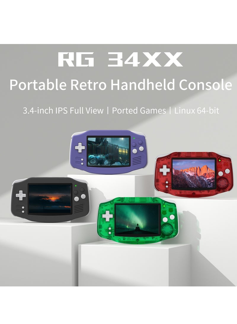 ANBERNIC  - RG 34XX Handheld Game ConsoleH700 quad-core ARM  Android 13 3.4-inch IPS full-view angle 3500mAh 5G WIFI Bluetooth Retro Video Players（32G+64G） - Image 1
