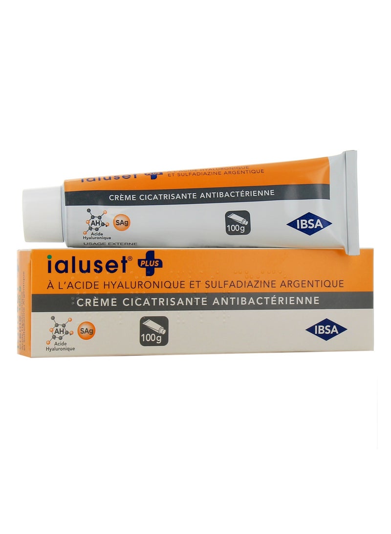 IBSA Ialuset Plus Cream Hyaluronic Acid Tube 100g - Image 1