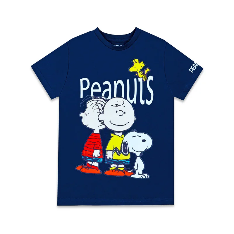 Peanuts Peanuts Kids Boy's Short Sleeve 100% Cotton T-Shirt