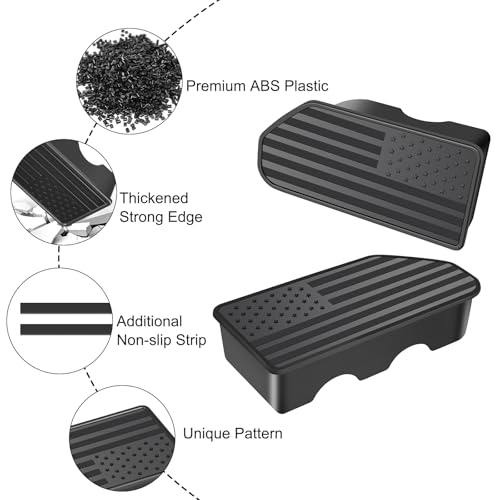 ZSJO Bed Rail Stake Pocket Covers for Chevy Colorado/GMC Canyon 2023-2026 GMC Chevy Silverado Sierra 1500 2019-2024 2025, GMC Sierra 2500 3500HD 2020-2024 2025, Truck Caps Rear Holes Plugs Covers Black. - Image 3