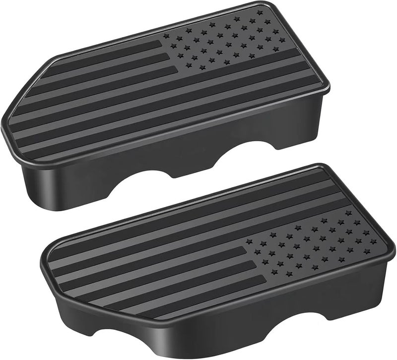 ZSJO Bed Rail Stake Pocket Covers for Chevy Colorado/GMC Canyon 2023-2026 GMC Chevy Silverado Sierra 1500 2019-2024 2025, GMC Sierra 2500 3500HD 2020-2024 2025, Truck Caps Rear Holes Plugs Covers Black. - Image 1