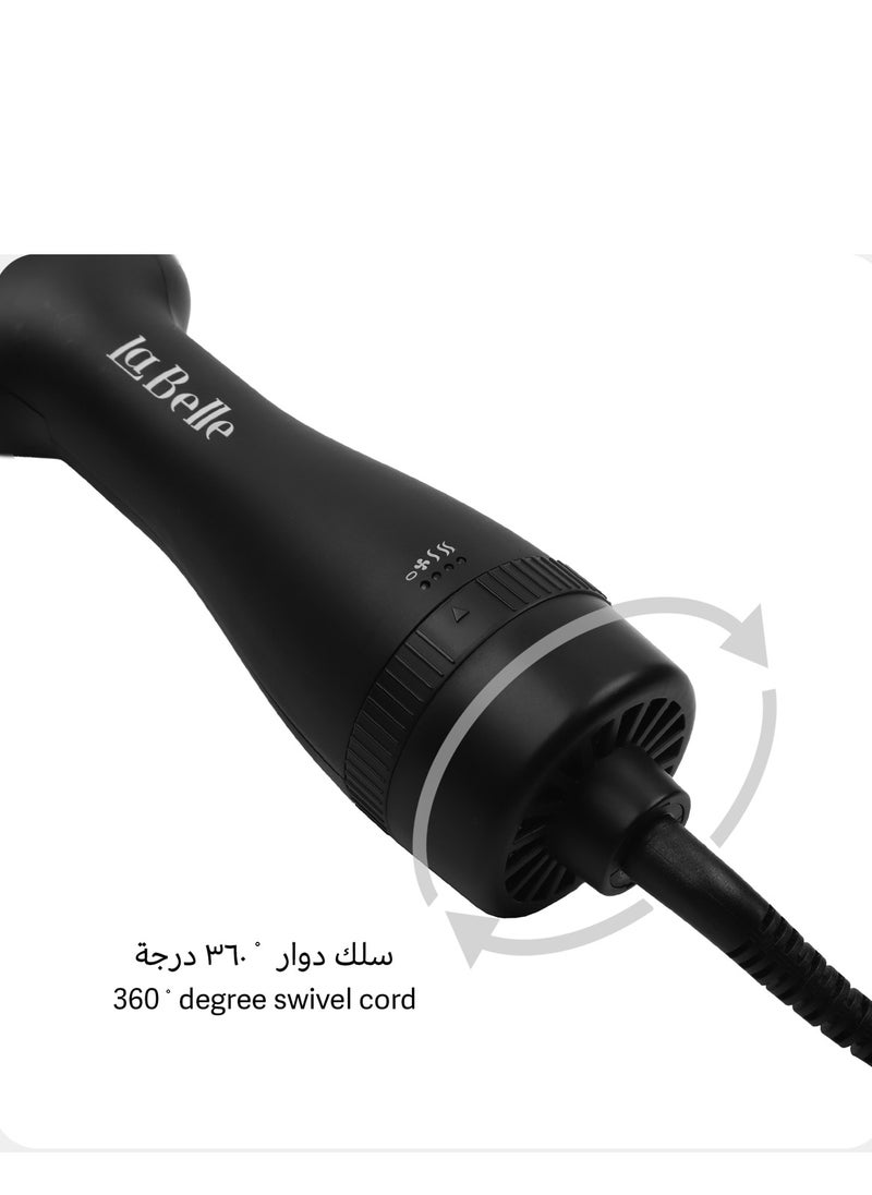 La belle Solo  Brush Hairstyler Black  - Image 3