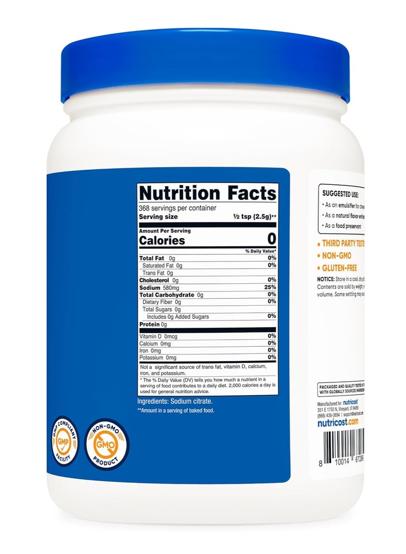 مسحوق سترات الصوديوم من نيوتريكوست، 2 رطل - Image 4