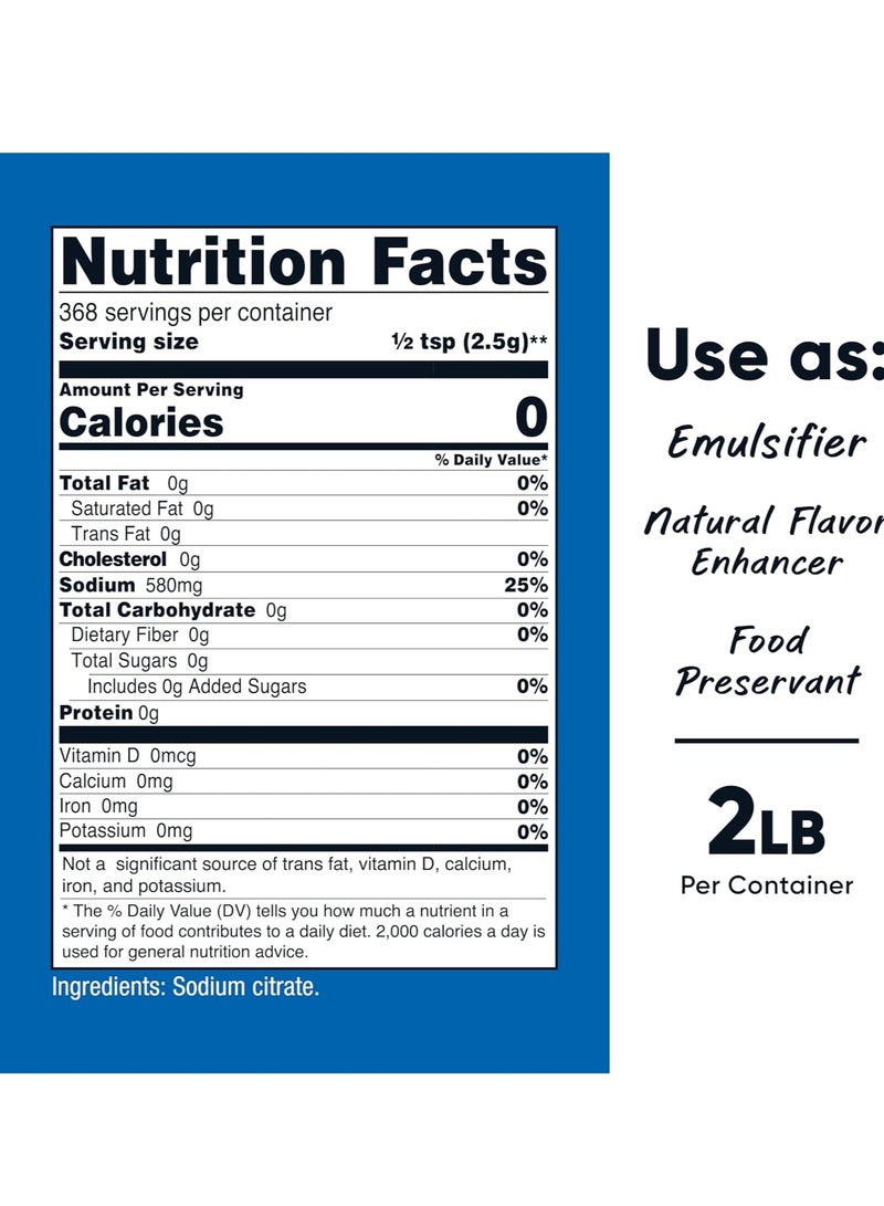 مسحوق سترات الصوديوم من نيوتريكوست، 2 رطل - Image 2