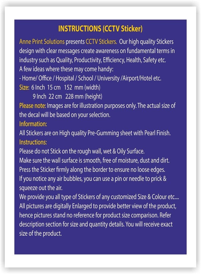 Anne Print Solutions ملصقات "من فضلك لا تدق الجرس" من آن برينت سوليوشنز®، عبوة من 4 قطع، مقاس 6 بوصات × 9 بوصات، متعددة الألوان - Image 4