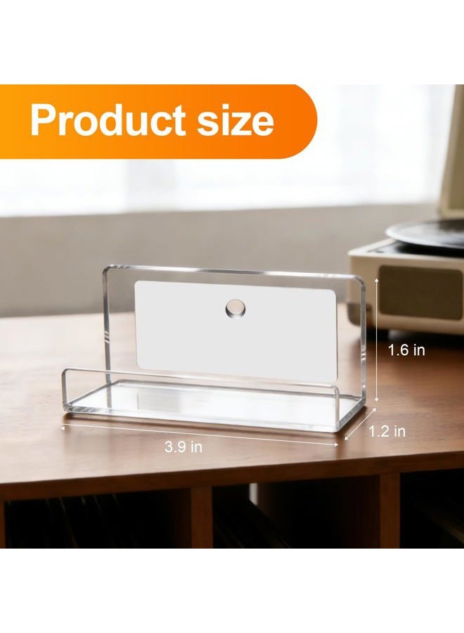 Kalami 6 Pack Vinyl Record Holder Wall Mount Self Adhesive, Acrylic Record Shelf Display Racks for LP Album Covers CD Book Pictures Frame - Image 3