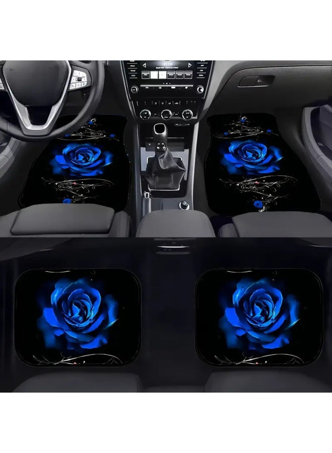 Car Mats Are Stain-resistant And Easy To Take Care Of Household Car Wear-resistant Non-slip Crystal Velvet Mats