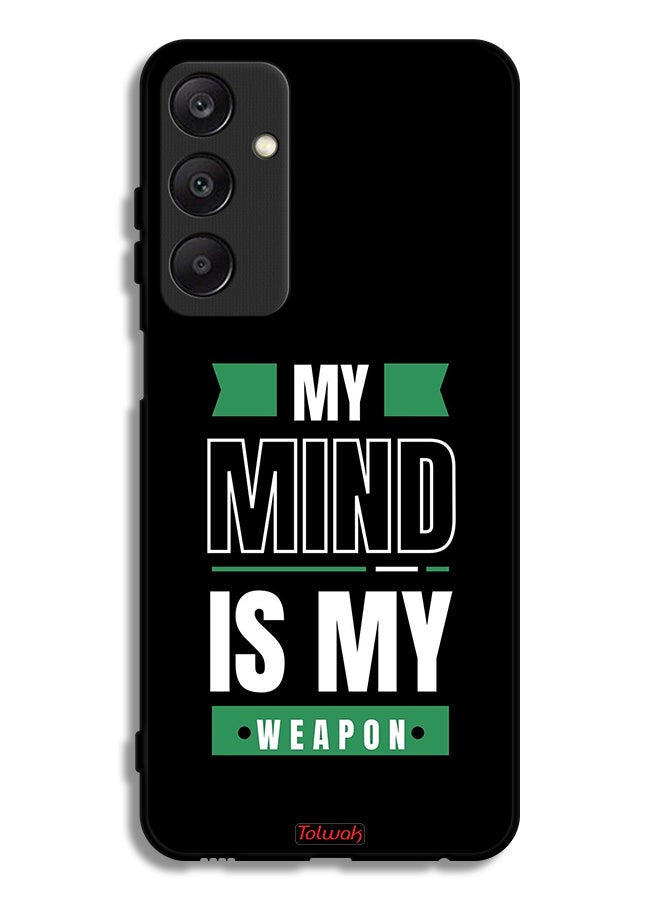 Tolwak Samsung Galaxy A25 5G Protective Case Cover My Mind Is My - Image 1