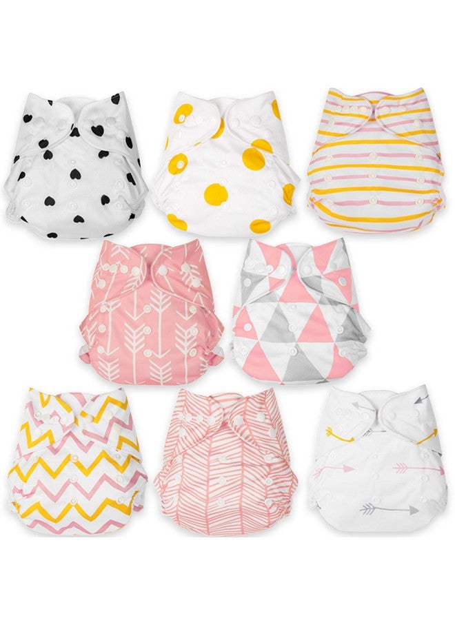 BaeBae Goods Cloth Diaper (Pink Triangles) - Image 2