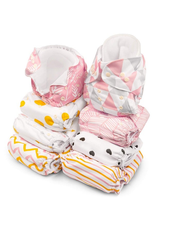 BaeBae Goods Cloth Diaper (Pink Triangles) - Image 1