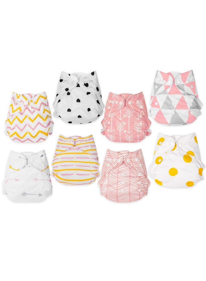 BaeBae Goods Cloth Diaper (Pink Triangles) - Image 4