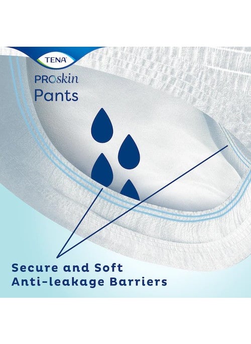 Tena Proskin Pants Normal Absorbent Panties, Largest Size XL 5.5 Drops, 3 Packs of 30 90 Pieces  - Image 4