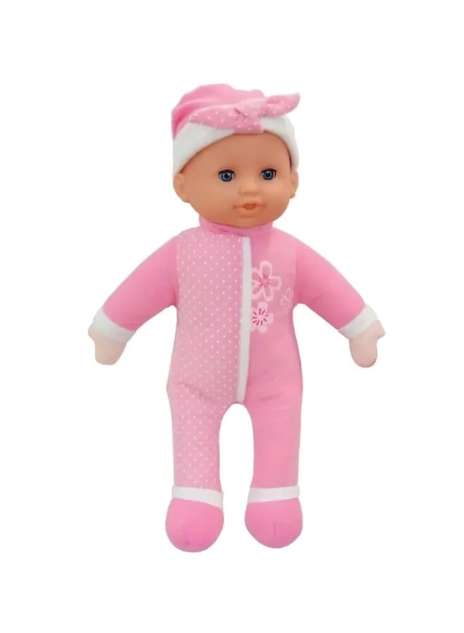 DOLLS World Little Loves Soft Doll with Sleeping Eyes & 16 Baby Sounds, 30 cm (12 Inch) Doll for Kids - Image 4