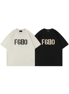 Generic 2023 FOG Season 8 Loose Velvet Print Tee Apricot  - Image 3