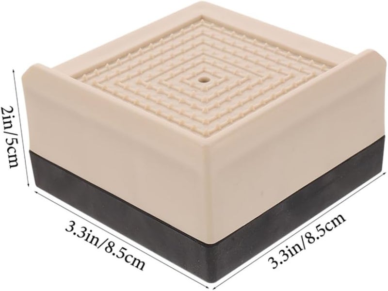 Local trackable shipment Homoyoyo 4pcs Heavy Duty Furniture Risers Non- Bed Elevators for Chairs Sofas Tables and Desks Height Lift for Enhanced Storage and Easy Cleaning Furniture Lifts KSA market popular practical build Market demand focused build Gulf approved global quality Bulk order available stock Flexible purchase choices Oil resistant Diverse operating method fit Flexible anti-break All-round well-engineered practical build Multiple sizes Upgraded general material Classified organized storage Diverse requirement fit Compact design Easy assemble alternatives Modern warehouse management Globally spread simple design All usage compatible Regional distribution available Modern practical shape Dense material Shock rubber edge All need matching options Simple upgraded construction - Image 3