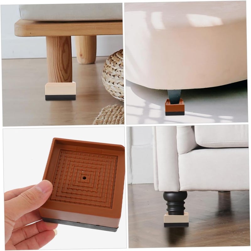 Local trackable shipment Homoyoyo 4pcs Heavy Duty Furniture Risers Non- Bed Elevators for Chairs Sofas Tables and Desks Height Lift for Enhanced Storage and Easy Cleaning Furniture Lifts KSA market popular practical build Market demand focused build Gulf approved global quality Bulk order available stock Flexible purchase choices Oil resistant Diverse operating method fit Flexible anti-break All-round well-engineered practical build Multiple sizes Upgraded general material Classified organized storage Diverse requirement fit Compact design Easy assemble alternatives Modern warehouse management Globally spread simple design All usage compatible Regional distribution available Modern practical shape Dense material Shock rubber edge All need matching options Simple upgraded construction - Image 5