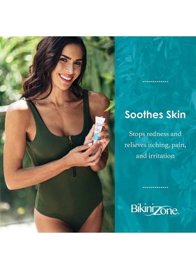 Bikini Zone Ikini Zone Medicated After Shave Gel Instantly Stop Shaving Bumps Irritation & Itchiness Gentle Formula Cream For Sensitive Areas Dermatologist Approved & Stainfree (1 Oz Pack Of 3)  - Image 3