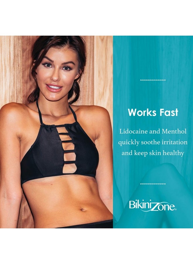 Bikini Zone Ikini Zone Medicated After Shave Gel Instantly Stop Shaving Bumps Irritation & Itchiness Gentle Formula Cream For Sensitive Areas Dermatologist Approved & Stainfree (1 Oz Pack Of 3)  - Image 5