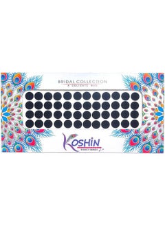 Black Round Shape Medium Size (Per Bindi Diameter 10 Mm) Forehead Bindi For Women Ladies Pack 2 (Black Kumkum Bindi) - pzsku/ZD680147DF1DF280AA3EBZ/45/_/1690019818/f0cda632-1065-4c2e-addf-278ce6c95a78