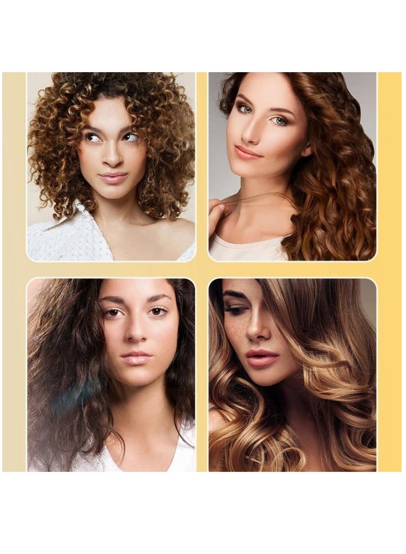 PURC موس تصفيف الشعر المجعد 50 مل رغوة تصفيف الشعر للشعر المجعد واللامع والناعم، بخاخ تصفيف الشعر المعزز للموجات واللمعان، يحافظ على تجعيد الشعر ويعزز مرونة الشعر - Image 5