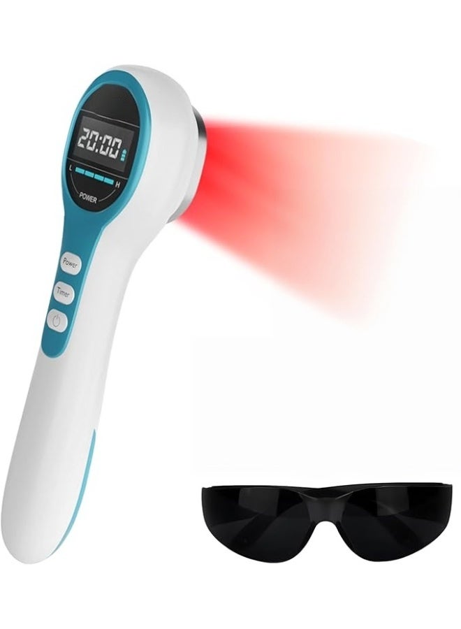 Medical-grade cold laser therapy device (808nm near-infrared semiconductor laser wand)—suitable for knee, elbow, and muscle pain. - Image 1