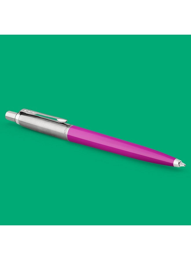 Parker Jotter Originals Ballpoint Pen Collection | Assorted Retro Finishes | Medium Point | Black Ink | 4 Count - Image 5