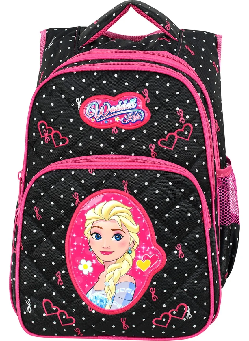 واديل Licensed Embossed Ice Girl Patterned Primary School Backpack and Lunch Bag