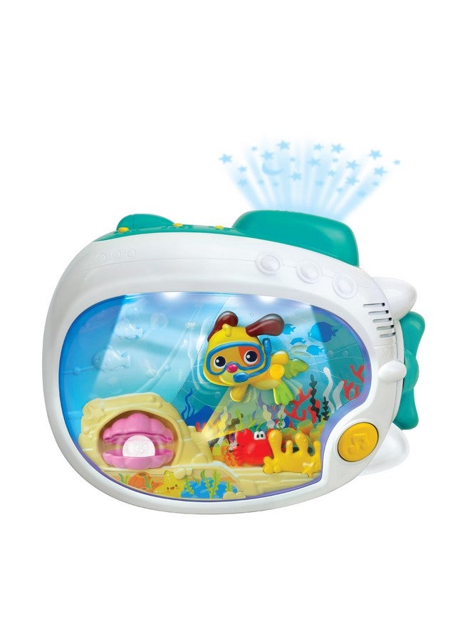 WinFun وينفن 3 في 1 ضوء ليلي مهدئ مع علبة موسيقية وم projector، وضوء ناعم متوهج - أغاني مهدئة وموضوع تحت البحر للأطفال يمكن تثبيته على السرير أو الطاولة، هدية للأطفال غير محددة الجنس - Image 2