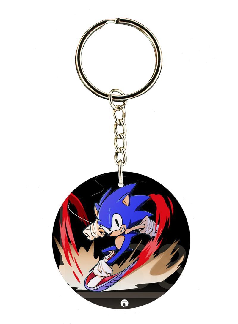 RKN Sonic Printed Keychain