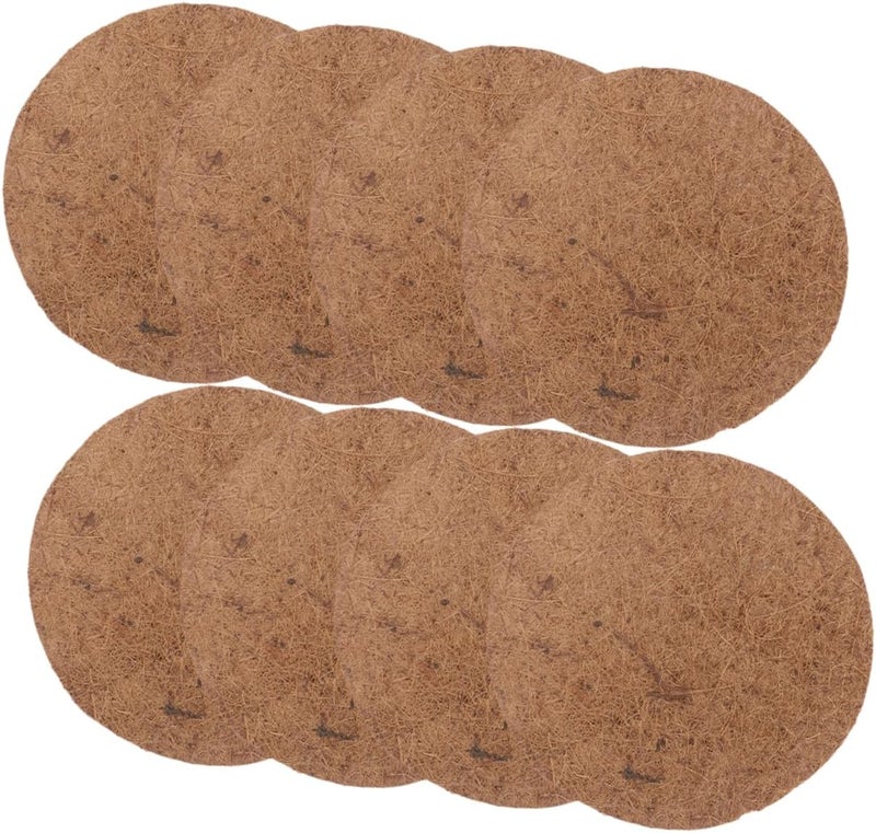 ليفيمولو (Levemolo)، وسادات تعشيش للحمامات (Pigeon Nesting Pads)، مكونة من ألياف جوز الهند، لتدفئة عش الطيور داخل القفص (Coconut Fiber for Cage Warm Nesting Pad)، عدد 8 قطع. - Image 1