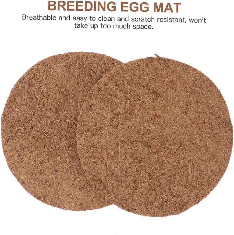 ليفيمولو (Levemolo)، وسادات تعشيش للحمامات (Pigeon Nesting Pads)، مكونة من ألياف جوز الهند، لتدفئة عش الطيور داخل القفص (Coconut Fiber for Cage Warm Nesting Pad)، عدد 8 قطع. - Image 4