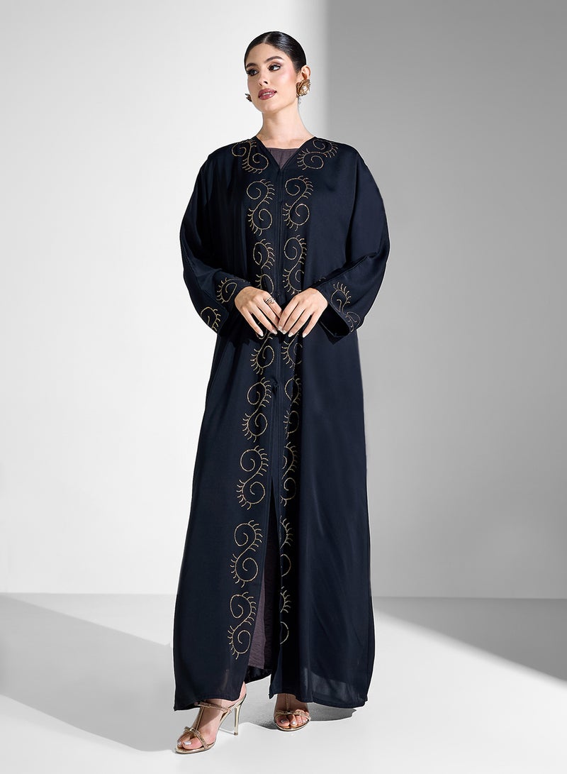 Khizana Embellished Abaya With Sheila  - Image 1