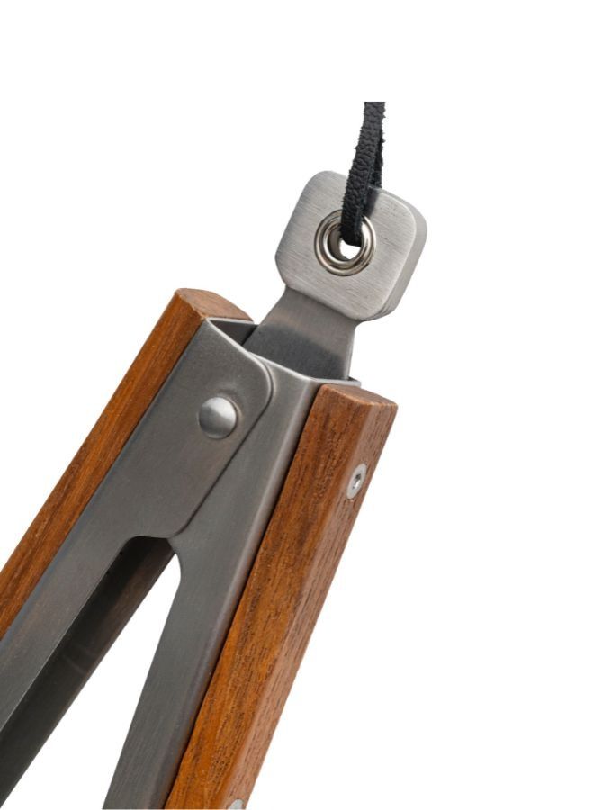 TRAEGER BBQ Tongs Accessory, Silver with Brown - Image 3