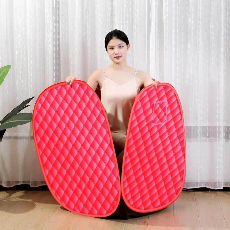 R A Products Personal Folding Home Portable Steam Sauna Bath Tent and Rooms 2 in1  - Image 3