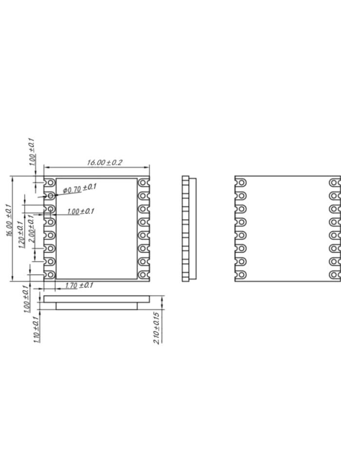 LoRa sx1276 Networking Transceivers, Compatible with RFM95W 868 Mhz LoRa RF Chip Module LoRa1276-C1 x 2 PCS  - Image 4